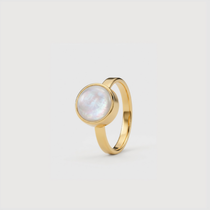 Ring - Parelmoer - goud