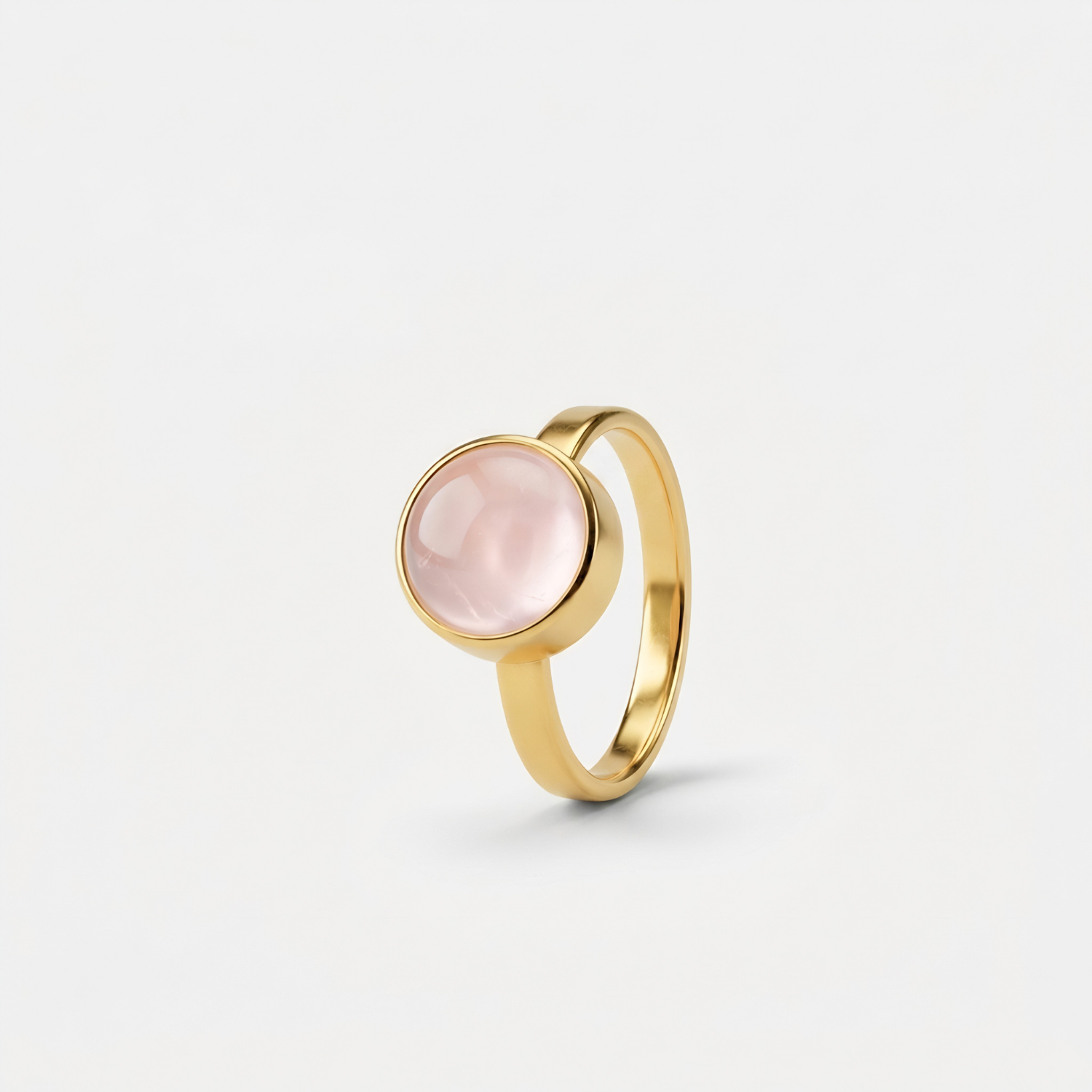 Ring - Rozenkwarts - goud Ring - Rozenkwarts - goud