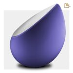 RVS urn - Druppel blauw - 4,80 Liter