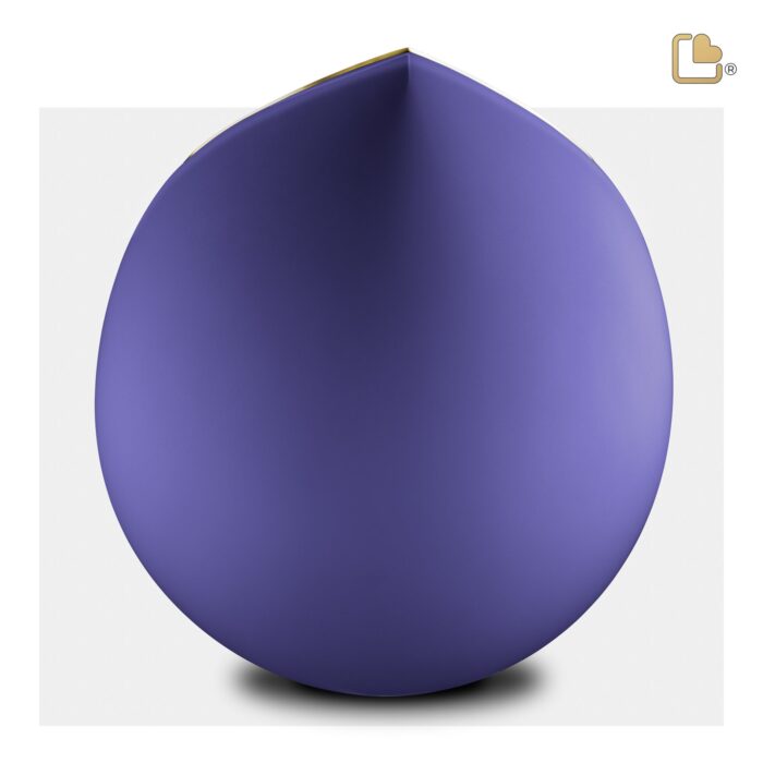 RVS urn - Druppel blauw - 4,80 Liter