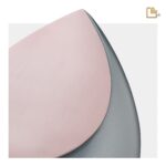 RVS urn - Druppel French RoseGold grijs - 0,85 Liter