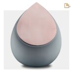 RVS urn - Druppel French RoseGold grijs - 4,80 Liter