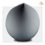 RVS urn - Druppel French RoseGold grijs - 4,80 Liter