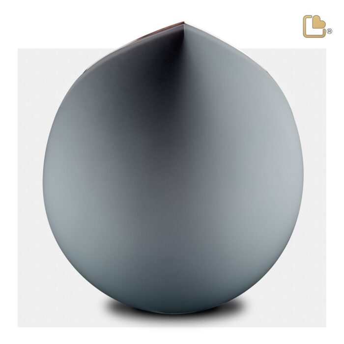 RVS urn - Druppel French RoseGold grijs - 4,80 Liter