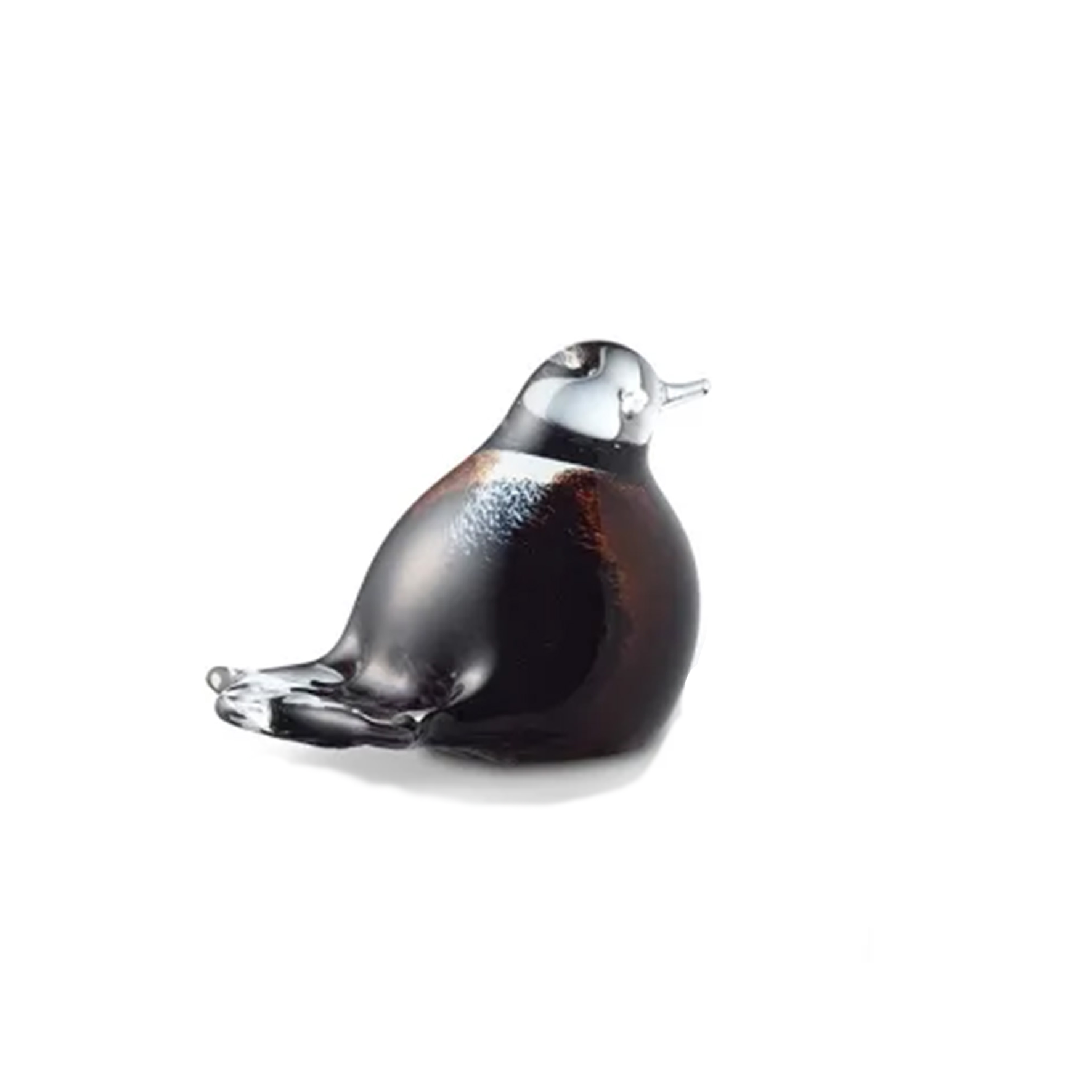 Glazen urn vogel