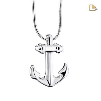 Urn - Anchor Ashes Pendant - zilver