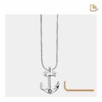 Urn - Anchor Ashes Pendant - zilver