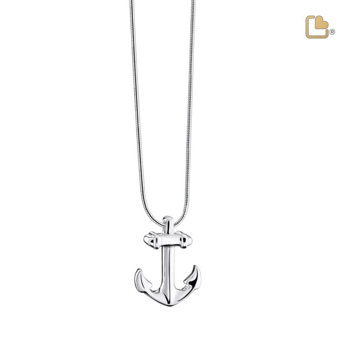 Urn - Anchor Ashes Pendant - zilver