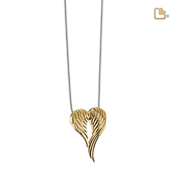 Urn - AngelWings Ashes Pendant Vermeil - goud