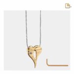 Urn - AngelWings Ashes Pendant Vermeil - goud