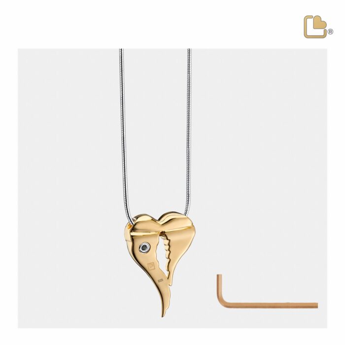 Urn - AngelWings Ashes Pendant Vermeil - goud