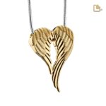 Urn - AngelWings Ashes Pendant Vermeil - goud