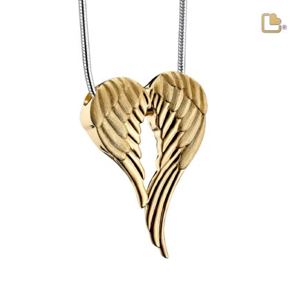 Urn - AngelWings Ashes Pendant Vermeil - goud