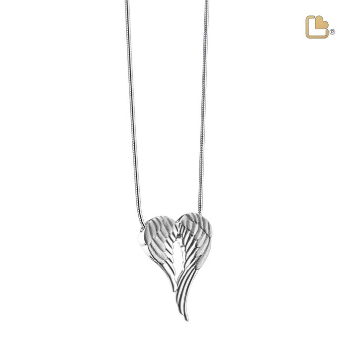 Urn - AngelWings Ashes Pendant - zilver
