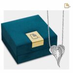 Urn - AngelWings Ashes Pendant - zilver
