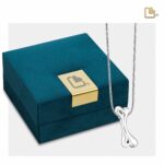 Urn - DogBone Ashes Pendant - zilver
