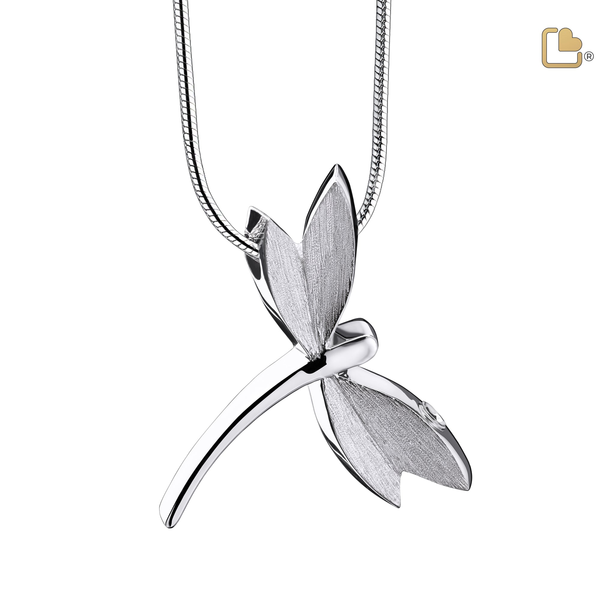 Urn - DragonFly Ashes Pendant - zilver Urn - DragonFly Ashes Pendant - zilver