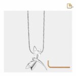 Urn - DragonFly Ashes Pendant - zilver