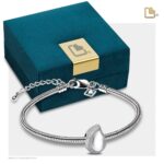 Urn - Druppel Ashes Bead - zilver