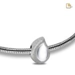 Urn - Druppel Ashes Bead - zilver
