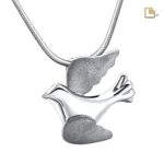Urn - FlyingDove Ashes Pendant - zilver