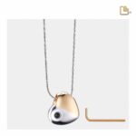Urn - HeartFelt Ashes Pendant Vermeil w/Zirconia - zilver