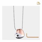 Urn - HeartFelt Ashes Pendant Vermeil w/Zirconia - zilver