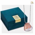 Urn - HeartFelt Ashes Pendant Vermeil w/Zirconia - zilver