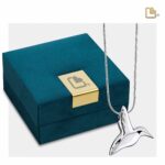 Urn - HummingBird Ashes Pendant - zilver