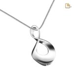 Urn - InfiniteLove Ashes Pendant - zilver