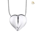 Urn - LoveHeart Ashes Pendant - zilver