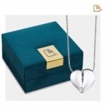 Urn - LoveHeart Ashes Pendant - zilver