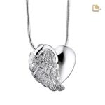 Urn - LoveWings Ashes Pendant - zilver