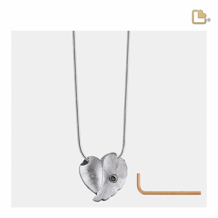 Urn - LoveWings Ashes Pendant - zilver