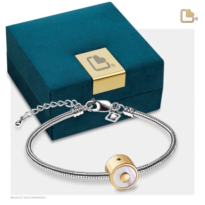 Urn - Mother Ashes Bead Vermeil - goud