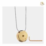 Urn - Mother Ashes Pendant Vermeil - goud