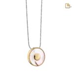 Urn - Mother Ashes Pendant Vermeil - goud