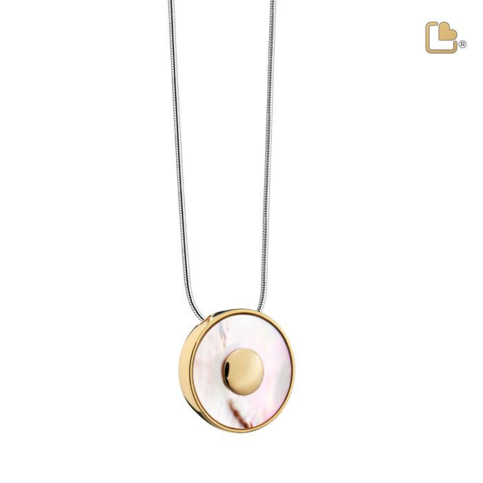Urn - Mother Ashes Pendant Vermeil - goud