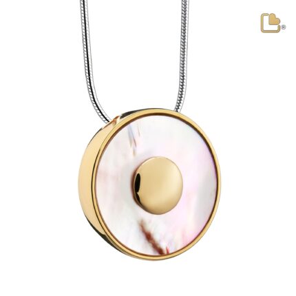 Urn - Mother Ashes Pendant Vermeil - goud