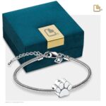Urn - Pootafdruk Ashes Bead - zilver