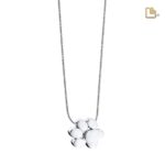 Urn - Pootafdruk Ashes Pendant - zilver