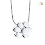 Urn - Pootafdruk Ashes Pendant - zilver