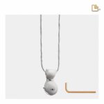 Urn - PrincessCat Ashes Pendant w/Swarovski® - wit