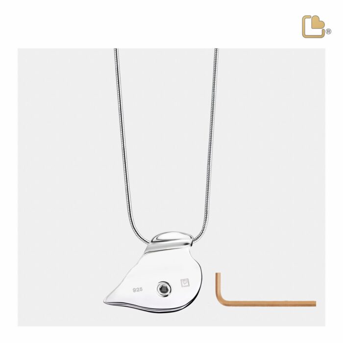 Urn - SoulBird Ashes Pendant - zilver