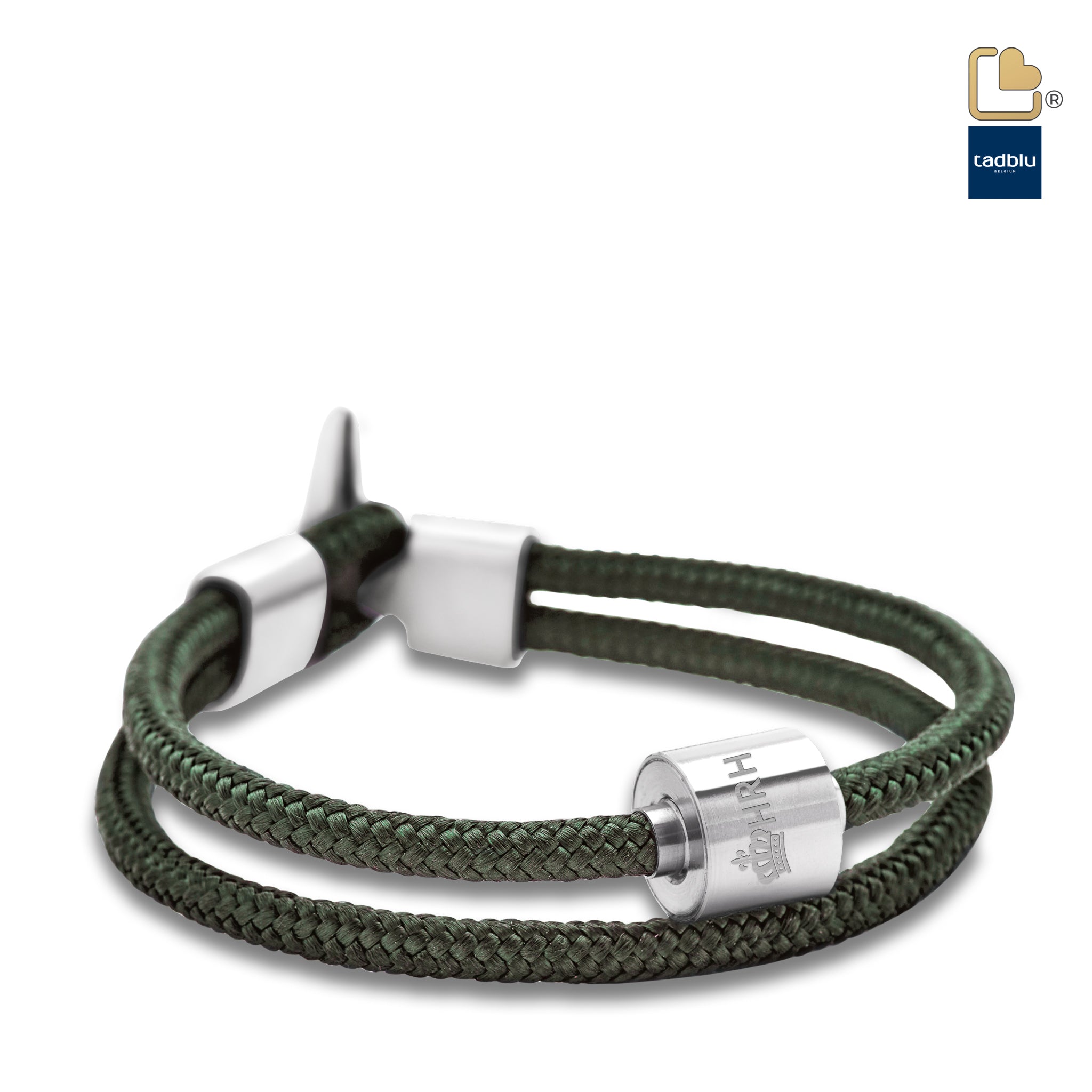 Urn - TB-BC10-L Memento Bracelet (L) Cord Ashes Bead Nato - groen Urn - TB-BC10-L Memento Bracelet (L) Cord Ashes Bead Nato - groen
