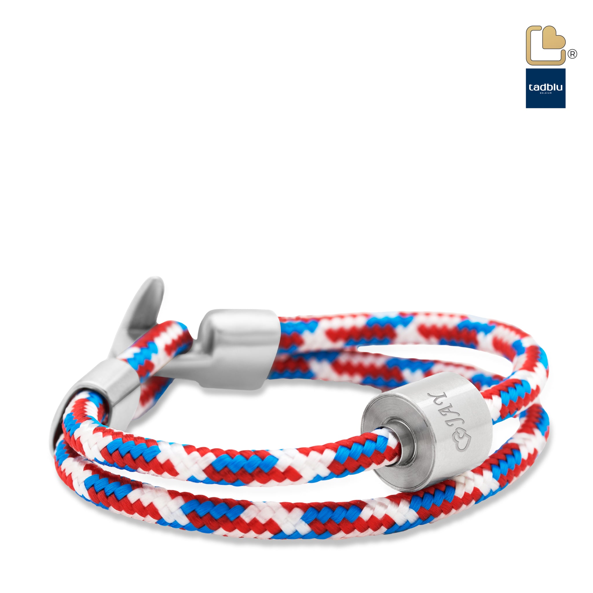 Urn - TB-BC11-XL Memento Bracelet (XL) Cord Ashes Bead Tommy Red-Blue Urn - TB-BC11-XL Memento Bracelet (XL) Cord Ashes Bead Tommy Red-Blue