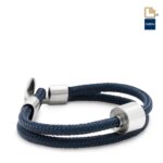 Urn - TB-BC12-XL Memento Bracelet (XL) Cord Ashes Bead - blauw