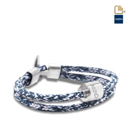 Urn - TB-BC6-XL Memento Bracelet (XL) Cord Ashes Bead Jeans