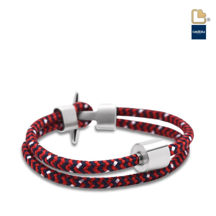 Urn - TB-BC9-XL Memento Bracelet (XL) Cord Ashes Bead Red-Black