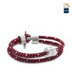 Urn - TB-BC9-XL Memento Bracelet (XL) Cord Ashes Bead Red-Black